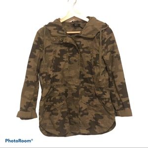 Mine Camouflage Zip Up Utility Jacket